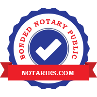 Bonded Notary Public certification